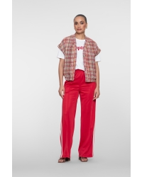 Geisha T-shirt simplicite 10 off-white/red