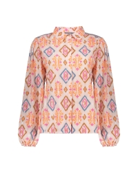 Geisha blouse 422 light pink/chambray