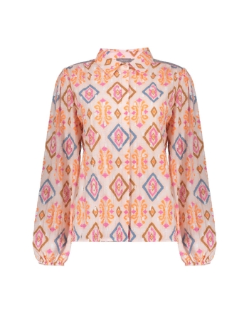 Geisha blouse 422 light pink/chambray