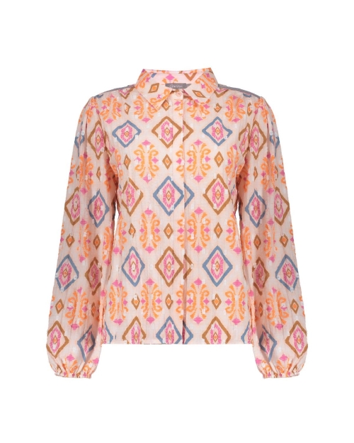 Geisha blouse 422 light pink/chambray