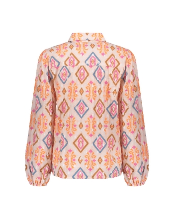 Geisha blouse 422 light pink/chambray