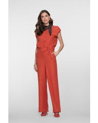 Geisha Pants with strap 201 burned orange