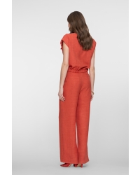 Geisha Pants with strap 201 burned orange