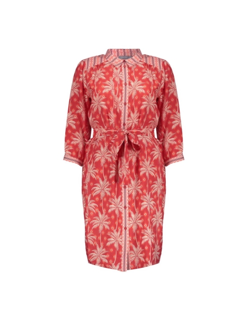Geisha dress 450 red/ecru