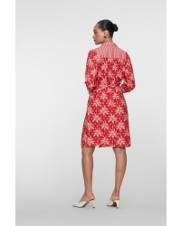 Geisha dress 450 red/ecru