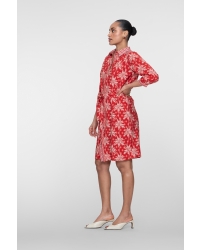 Geisha dress 450 red/ecru