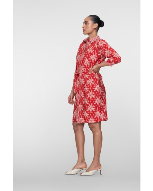 Geisha dress 450 red/ecru