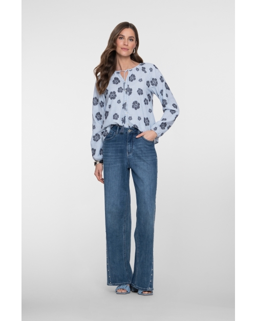Geisha top 600 light blue/navy