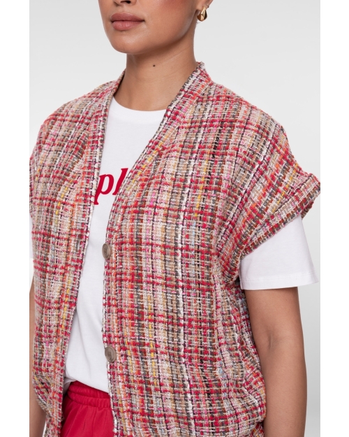 Geisha Gilet 450 red/sand