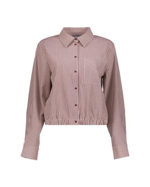 Geisha blouse 718 ecru/cherry red