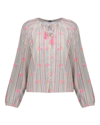 Geisha top 718 ecru/pink