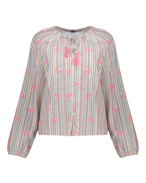 Geisha top 718 ecru/pink