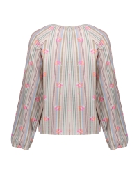 Geisha top 718 ecru/pink