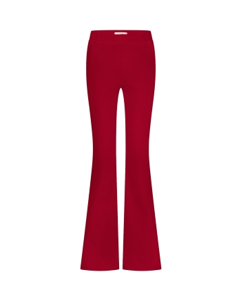 Studio Anneloes Flair bonded trousers 4000 ruby red