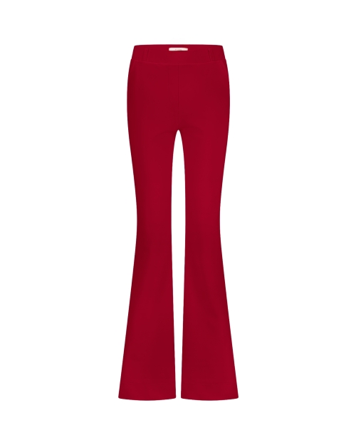 Studio Anneloes Flair bonded trousers 4000 ruby red