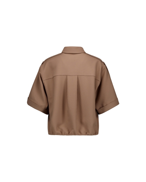 Studio Anneloes Nellie waffle blouse 2200 latte