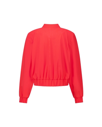 Studio Anneloes Benja bomber jacket 2800 coral red