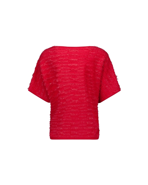 Studio Anneloes Lenti fringe pullover 2800 coral red