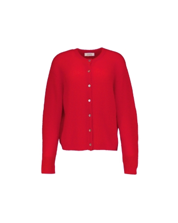 Studio Anneloes Bibi spring cardigan 2800 coral red