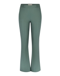 Studio Anneloes Flair bonded trousers 7600 dark sage green
