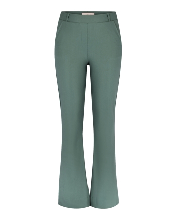 Studio Anneloes Flair bonded trousers 7600 dark sage green