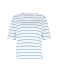 Studio Anneloes Annika stripe t-shirt 1170 off white/pastel blue