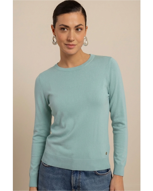Studio Anneloes Luna 3/4 slv pullover 7700 light sage green