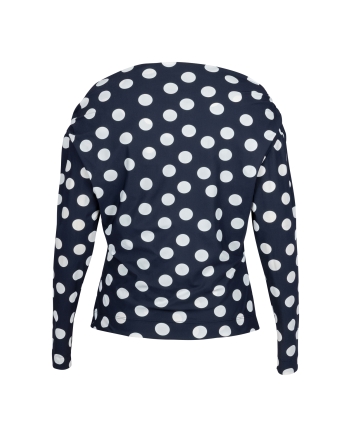 Studio Anneloes Fleur polkadot top 6914 darkblue/kit