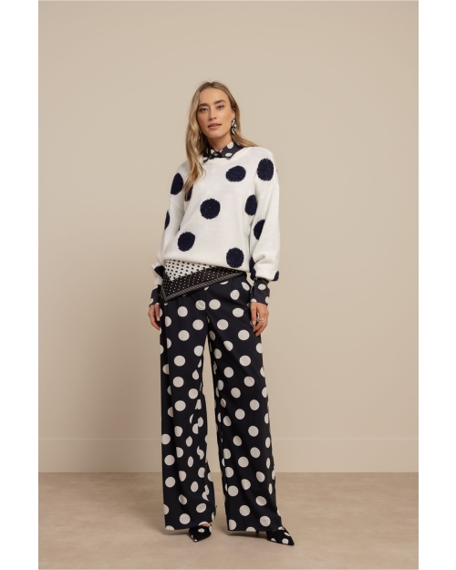 Studio Anneloes Eliza dot pullover 1469 kit/dark blue