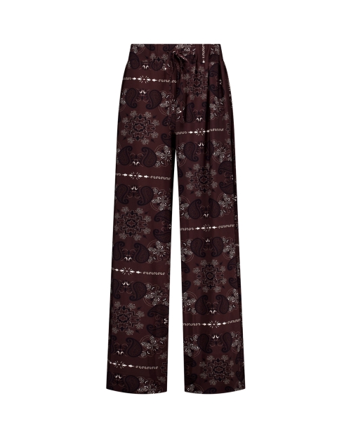 Studio Anneloes Grace paisley trousers 8714 espresso/kit