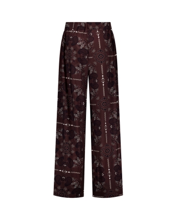 Studio Anneloes Grace paisley trousers 8714 espresso/kit