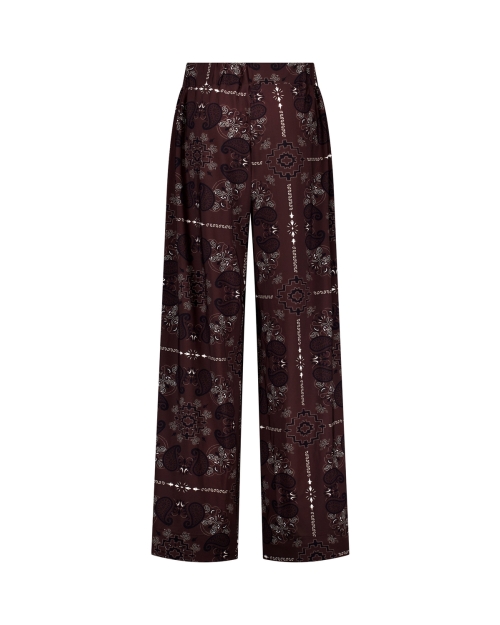 Studio Anneloes Grace paisley trousers 8714 espresso/kit