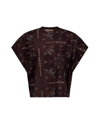 Studio Anneloes Renske paisley top 8714 espresso/kit