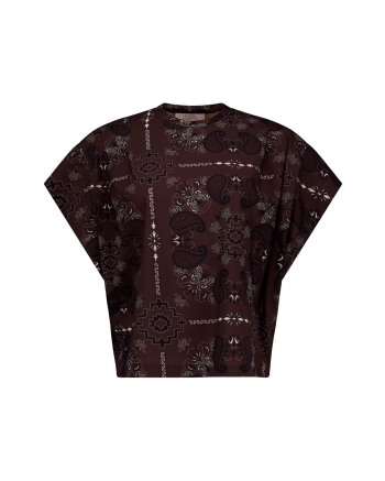 Studio Anneloes Renske paisley top 8714 espresso/kit