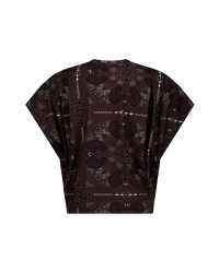 Studio Anneloes Renske paisley top 8714 espresso/kit