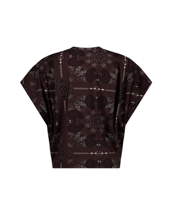 Studio Anneloes Renske paisley top 8714 espresso/kit