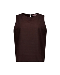 Studio Anneloes Gilian linen top 8700 espresso