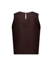 Studio Anneloes Gilian linen top 8700 espresso