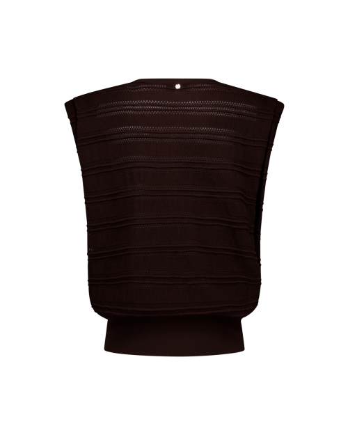 Studio Anneloes Leona knitted top 8700 espresso