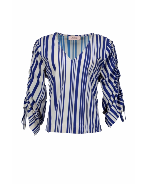 Studio Anneloes Ollie stripe top 1473 kit/electric blue