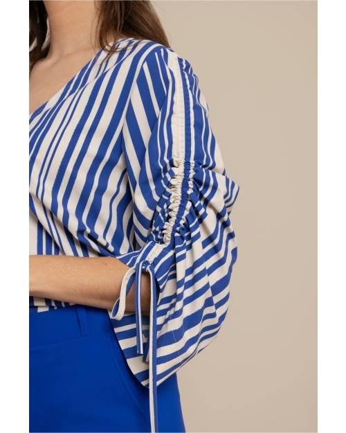 Studio Anneloes Ollie stripe top 1473 kit/electric blue