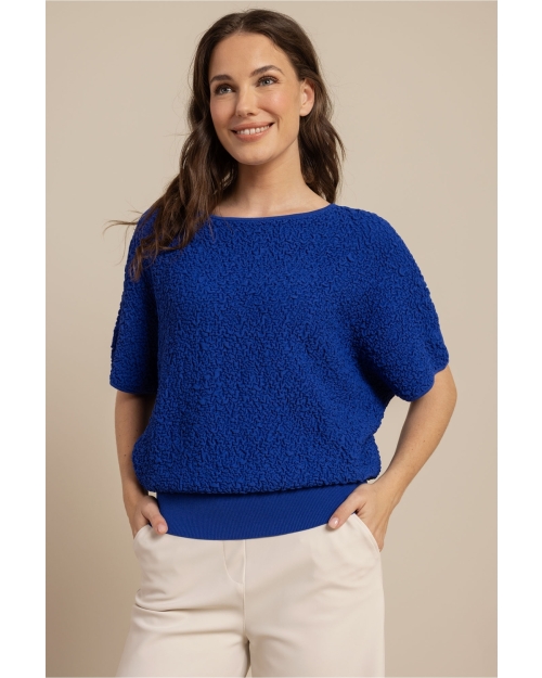 Studio Anneloes Lenti structure pullover 7301 electric blue
