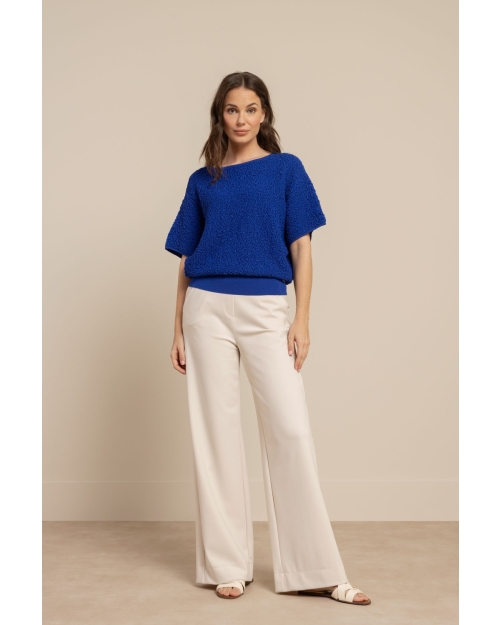 Studio Anneloes Lenti structure pullover 7301 electric blue