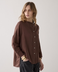 Summum Blouse Viscose cotton 713 Coffee