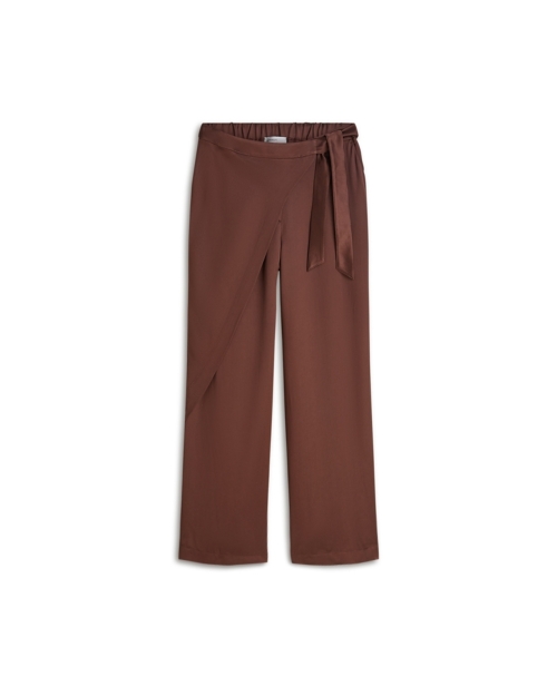 Summum Trousers Heavy silky touch 713 Coffee