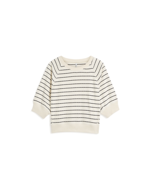 Summum Jersey Striped sweat 122 Ivory