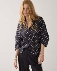 Summum Blouse Blury dots 990 Black