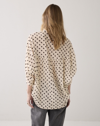 Summum Blouse Blury dots 122 Ivory