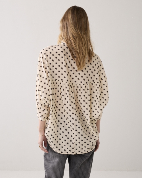 Summum Blouse Blury dots 122 Ivory