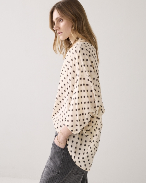 Summum Blouse Blury dots 122 Ivory